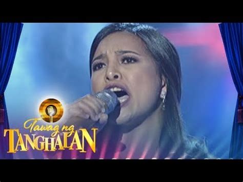 aila santos tawag ng tanghalan|Aila Santos sings Come In Out Of The Rain on Tawag Ng .